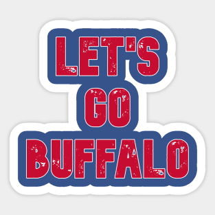 Let's Go Buffalo Sticker